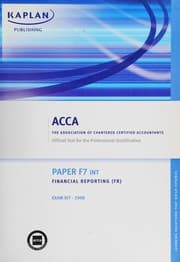 Tapa de F3 Financial Accounting FA (INT) (Acca Complete Text F3)