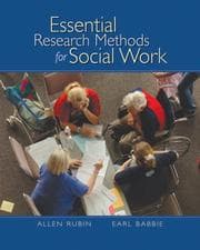 Tapa de Essential Research Methods for Social Work