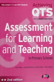 Tapa de Assessment for learning and teaching in primary schools