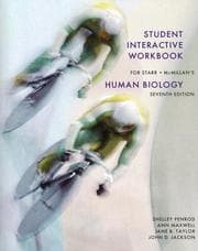 Tapa de Student Interactive Workbook for Starr/McMillan's Human Biology, 7th