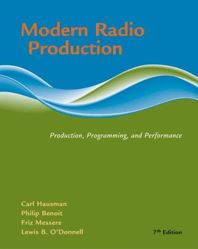 Tapa de Modern radio production
