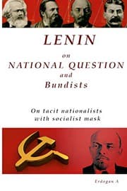 Tapa de Lenin On National Question and Bundists; On tacit nationalists with socialist mask
