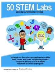 Tapa de 50 Stem Labs - Science Experiments for Kids