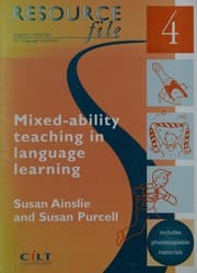 Tapa de Mixed-ability teaching in language learning