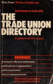 Tapa de The trade union directory