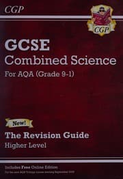 Tapa de GCSE combined science for AQA (grade 9-1)
