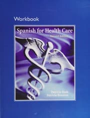 Tapa de Workbook for Spanish for Health Care