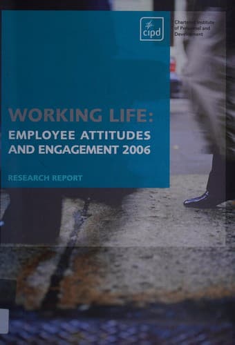 Tapa de Working life