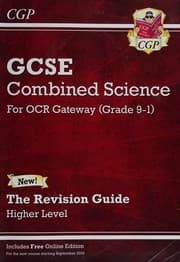 Tapa de GCSE combined science for OCR gateway (grade 9-1)