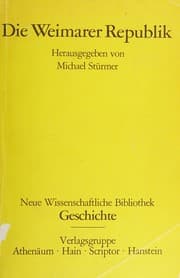 Tapa de Die Weimarer Republik