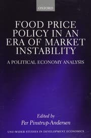 Tapa de Food Price Policy in an Era of Market Instability
