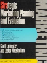 Tapa de Strategic marketing planning and evaluation
