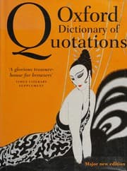 Tapa de Oxford dictionary of quotations