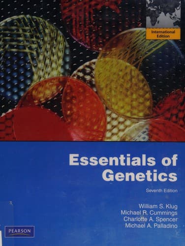 Tapa de Essentials of Genetics
