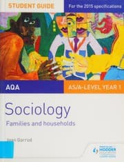 Tapa de AQA Sociology Student Guide 2