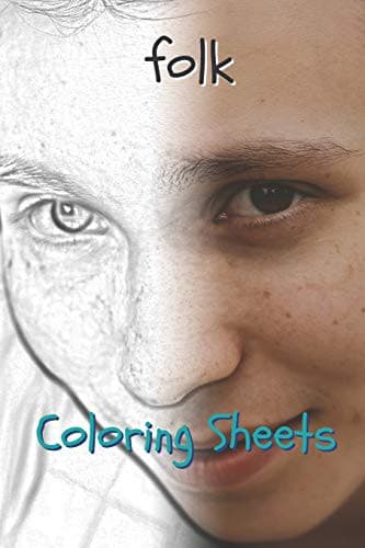 Tapa de Folk Coloring Sheets