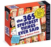 Tapa de The 365 Stupidest Things Ever Said Page-A-Day Calendar 2017