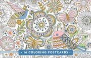 Tapa de Blooms, Birds, & Butterflies Coloring Postcards