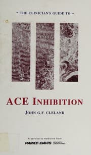 Tapa de The Clinician's guide to ACE inhibition