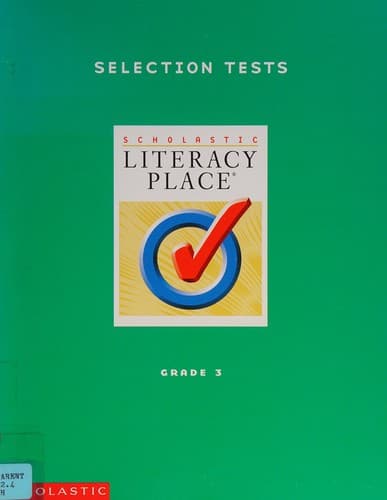 Tapa de Selection tests