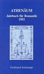 Tapa de Athenäum - 3. Jahrgang 1993 - Jahrbuch Für Romantik