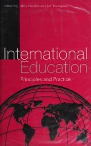 Tapa de International education principles and practice
