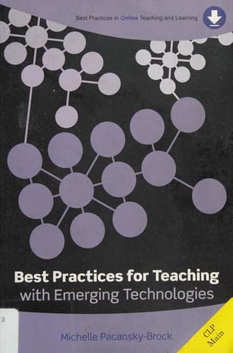 Tapa de Best practices for teaching with emerging technologies