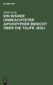 Tapa de Ein bisher unbeachteter apokrypher Bericht über die Taufe Jesu