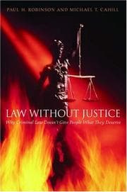 Tapa de Law without justice