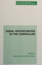 Tapa de Equal opportunities in the curriculum