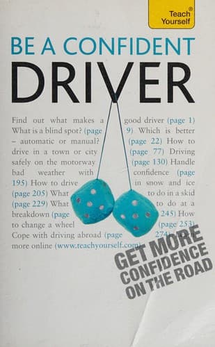 Tapa de Be a Confident Driver