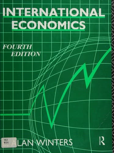 Tapa de International economics