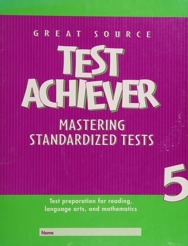 Tapa de Test achiever