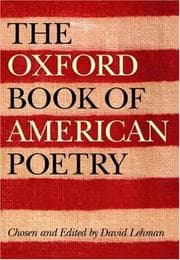 Tapa de The Oxford book of American poetry