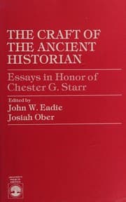Tapa de The Craft of the ancient historian