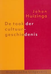 Tapa de De taak der cultuurgeschiedenis