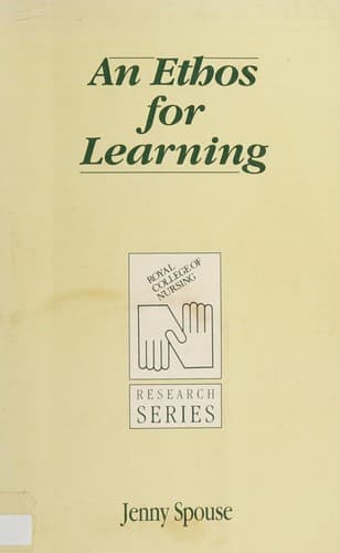 Tapa de An Ethos for Learning