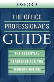 Tapa de The Office Professional's Guide