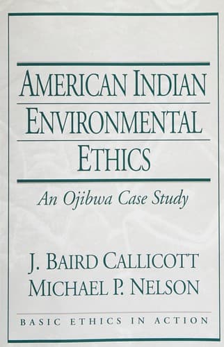 Tapa de American Indian environmental ethics