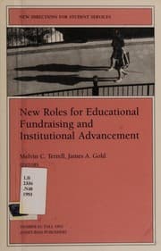 Tapa de New Roles for Educational Fundraising and Institutional Advancement (New Directions for Student Services)