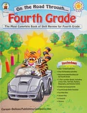 Tapa de On the Road Through 4th Grade (On the Road (Carson-Dellosa Publishing))