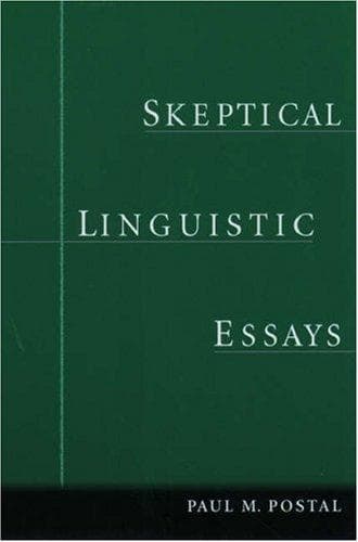 Tapa de Skeptical Linguistic Essays
