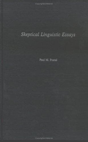 Tapa de Skeptical Linguistic Essays