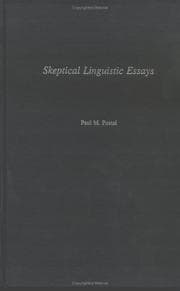 Tapa de Skeptical Linguistic Essays