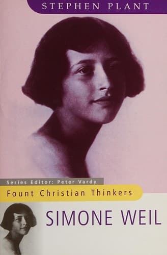 Tapa de Simone Weil