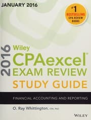 Tapa de Wiley CPAexcel® exam review study guide January 2016