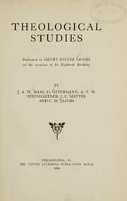 Tapa de Theological studies