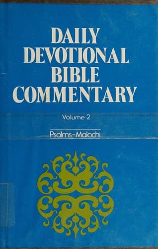 Tapa de Daily Bible commentary