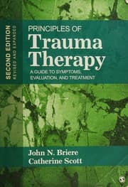 Tapa de Principles of trauma therapy