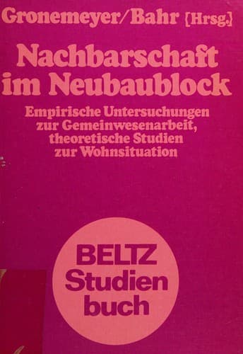 Tapa de Nachbarschaft im Neubaublock
